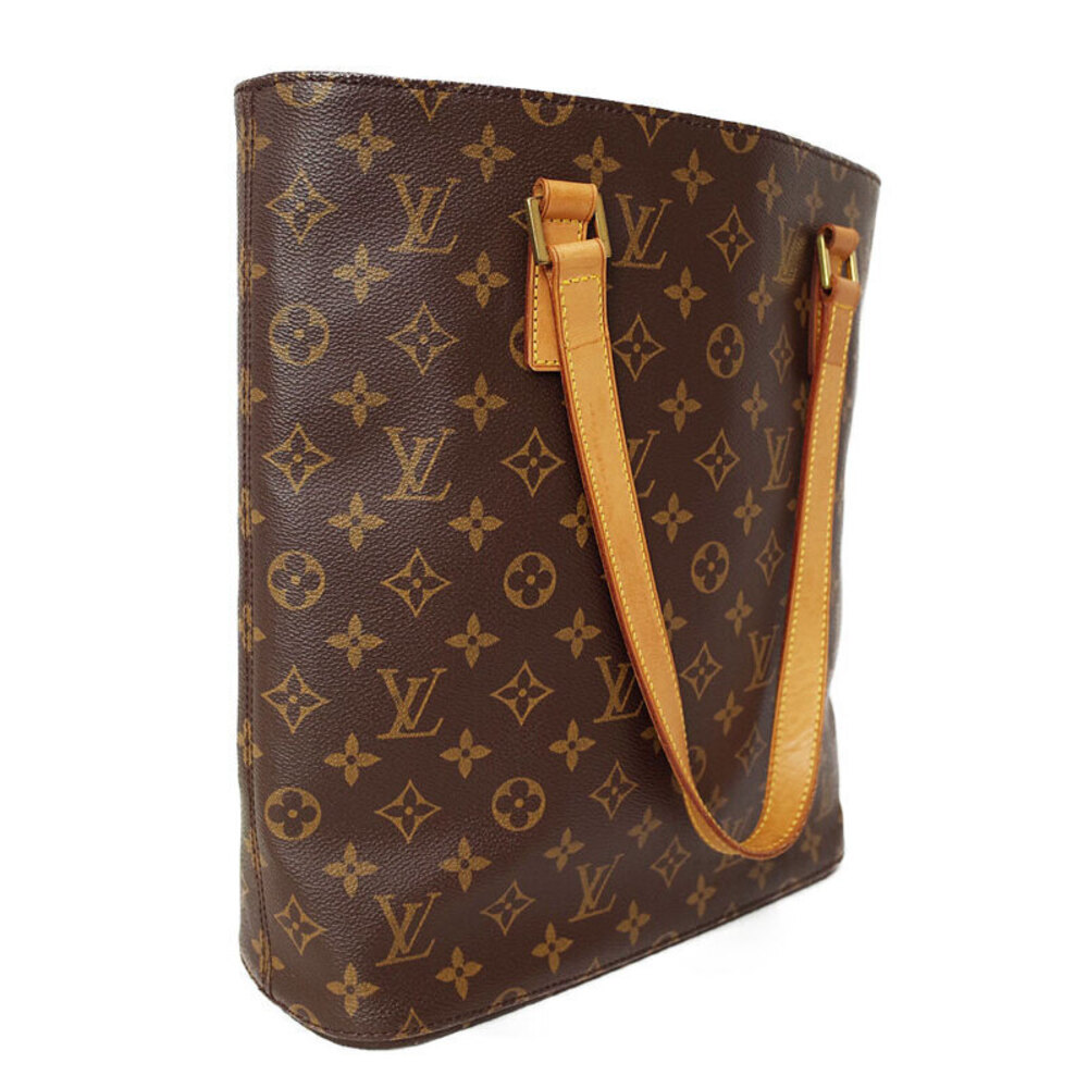 Louis Vuitton Leather Tote Bag Monogram Vavant Brown